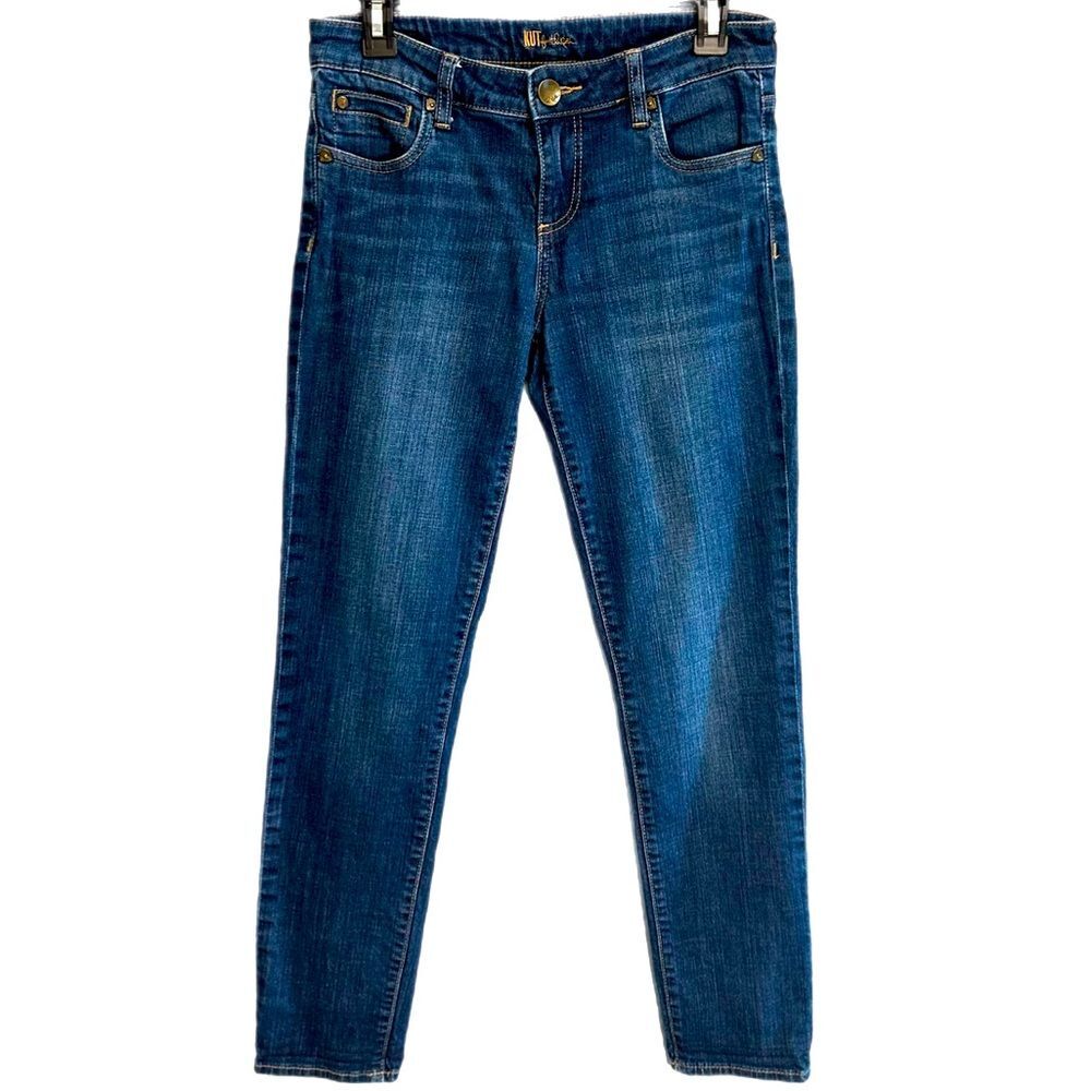 Kut from the Kloth Mid Rise Skinny Size 4 *flawed